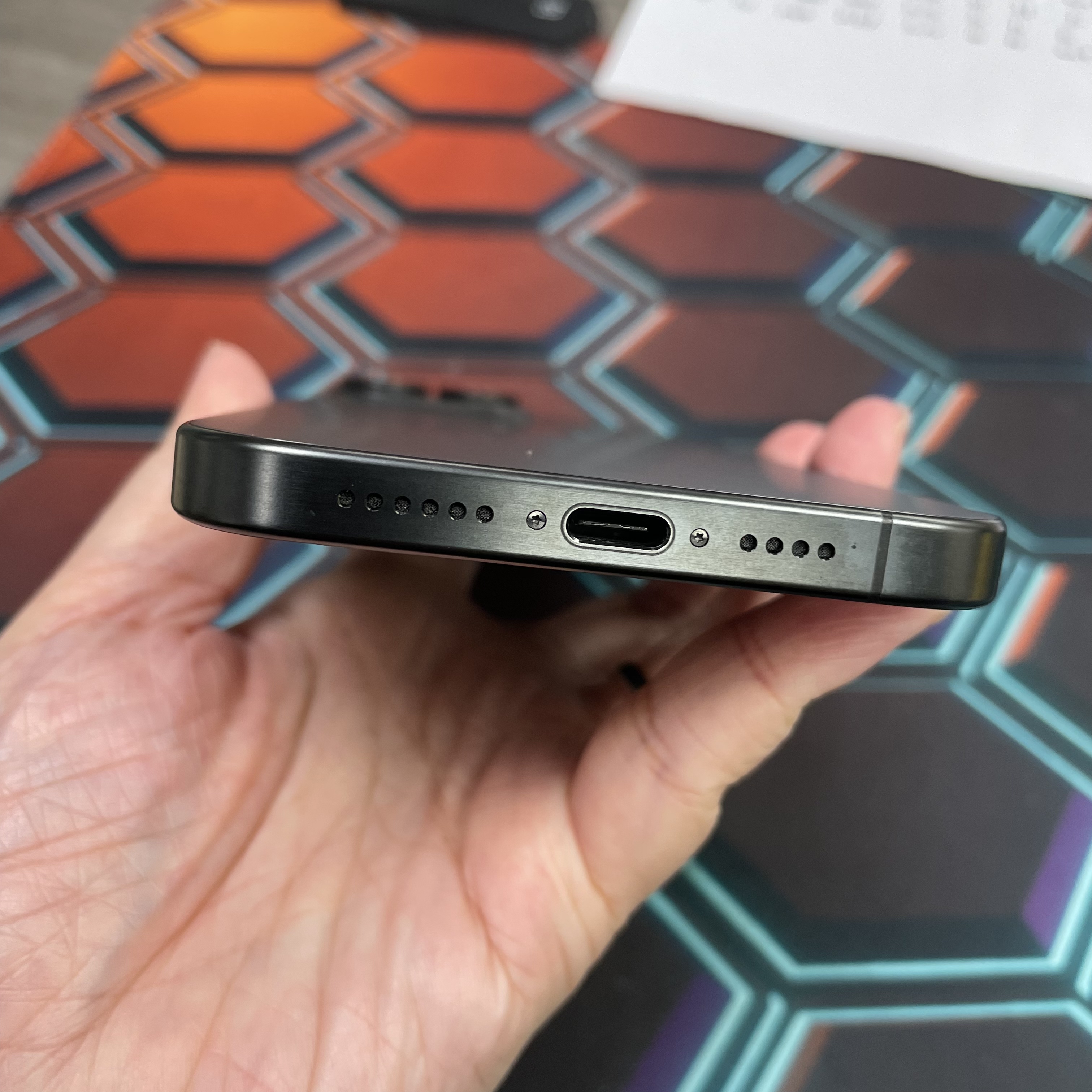*8417 15 Pro max 完美機 256GB 電90 黑色 black