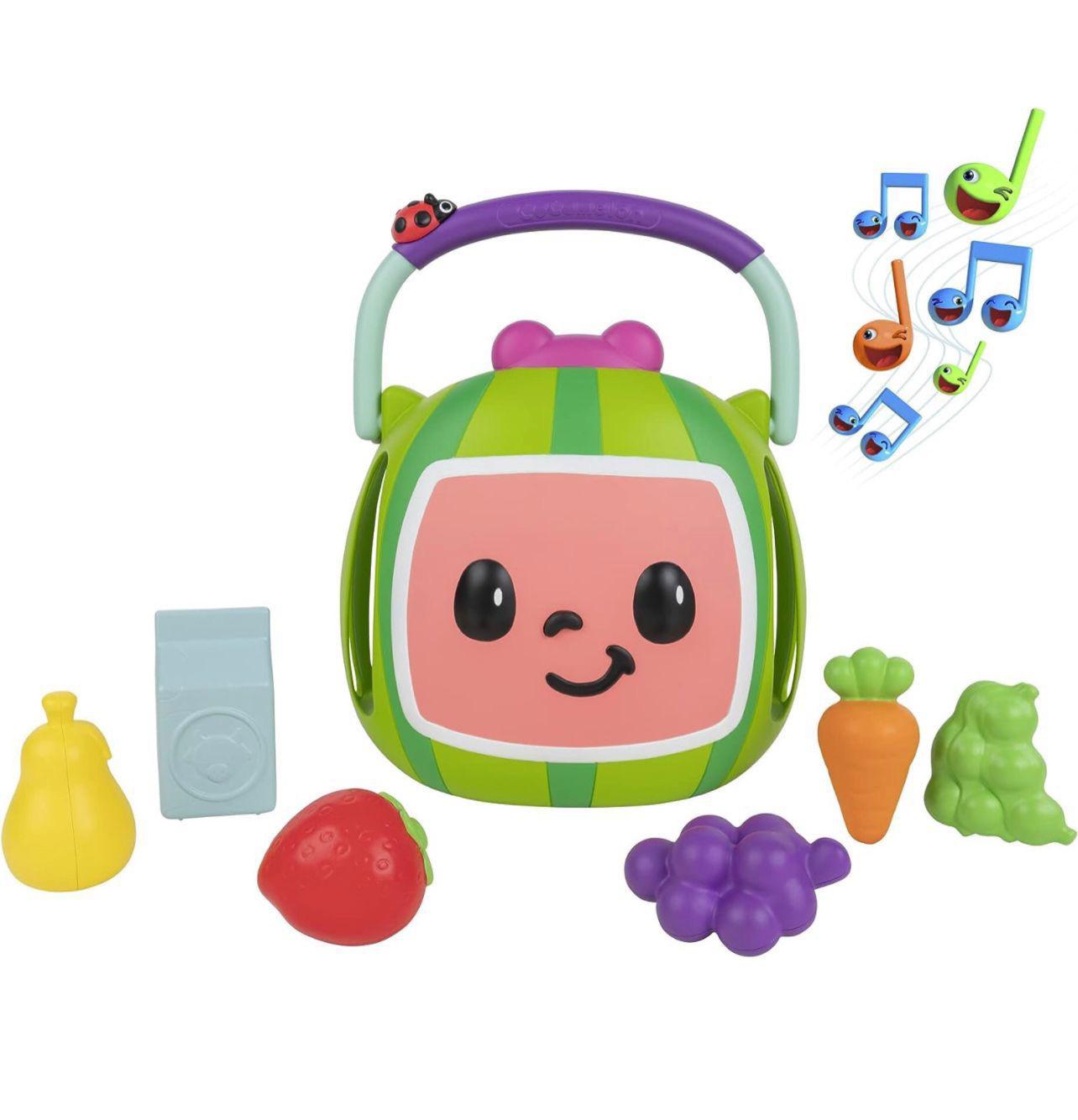 CoComelon 音樂蔬菜籃(包括六件食物玩具)