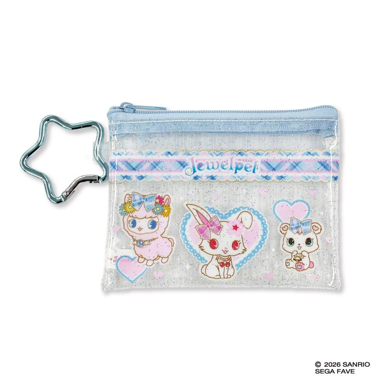 寶石寵物 Jewelpet 迷你透明拉鏈袋 Blue #P-SAG0143 [NIC] (PRE-ORDER) [2026/11]