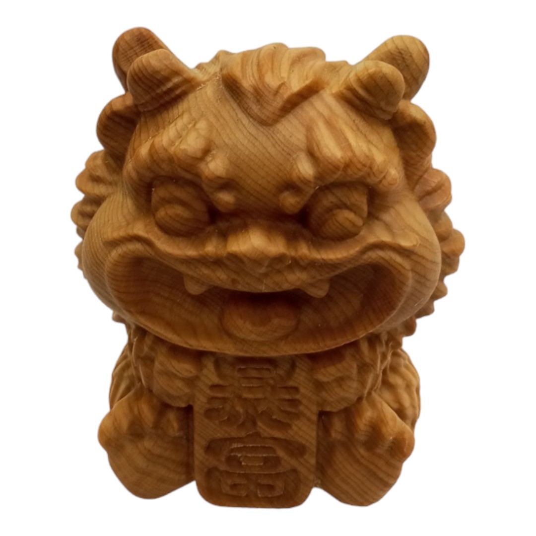 暴富龍 龍 木雕 擺設