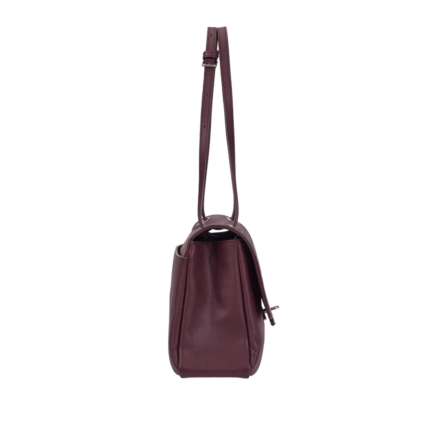 VUNQUE Toque Soft Baguette Shoulder Large 多功能軟皮法棍肩背包［Plum Burgundy］