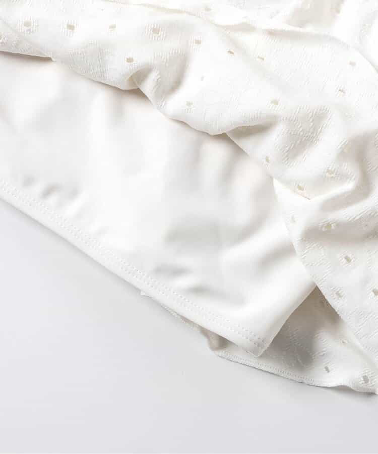 🇯🇵預訂 日本直送🇯🇵Apres les cours兩色多層蕾絲荷葉邊分體泳衣