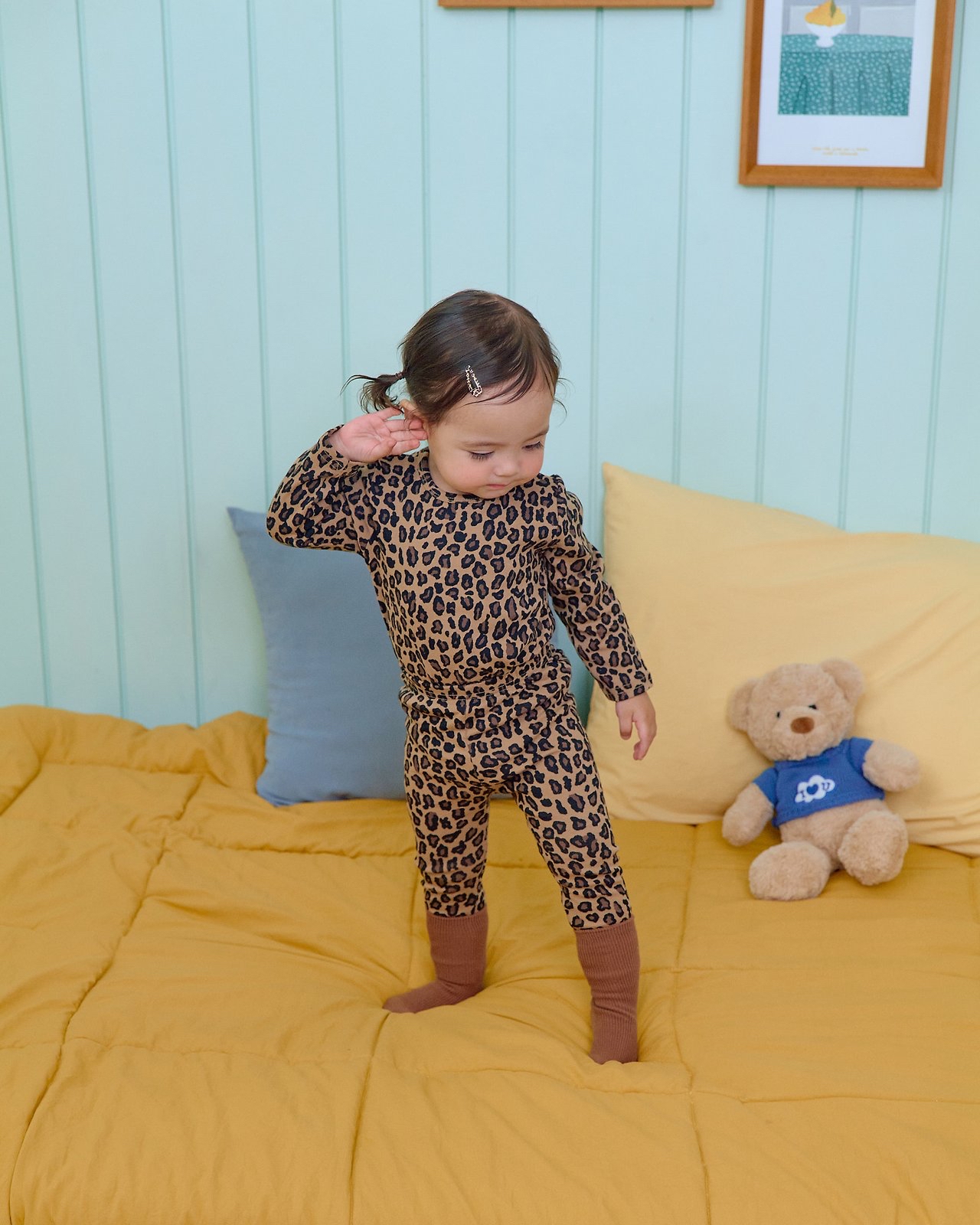OOTT | Little Leopard Print Loungewear set