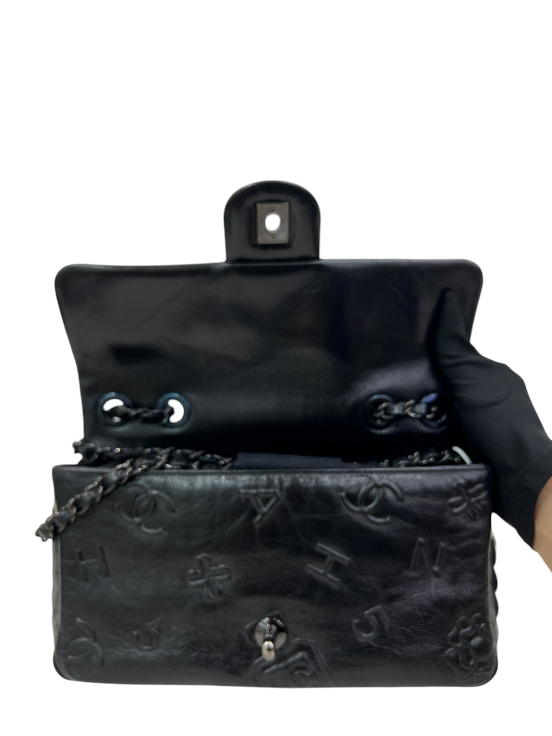 Pre-Owned CHANEL Precious Symbols Classic Flap Bag / Product Code: 070860