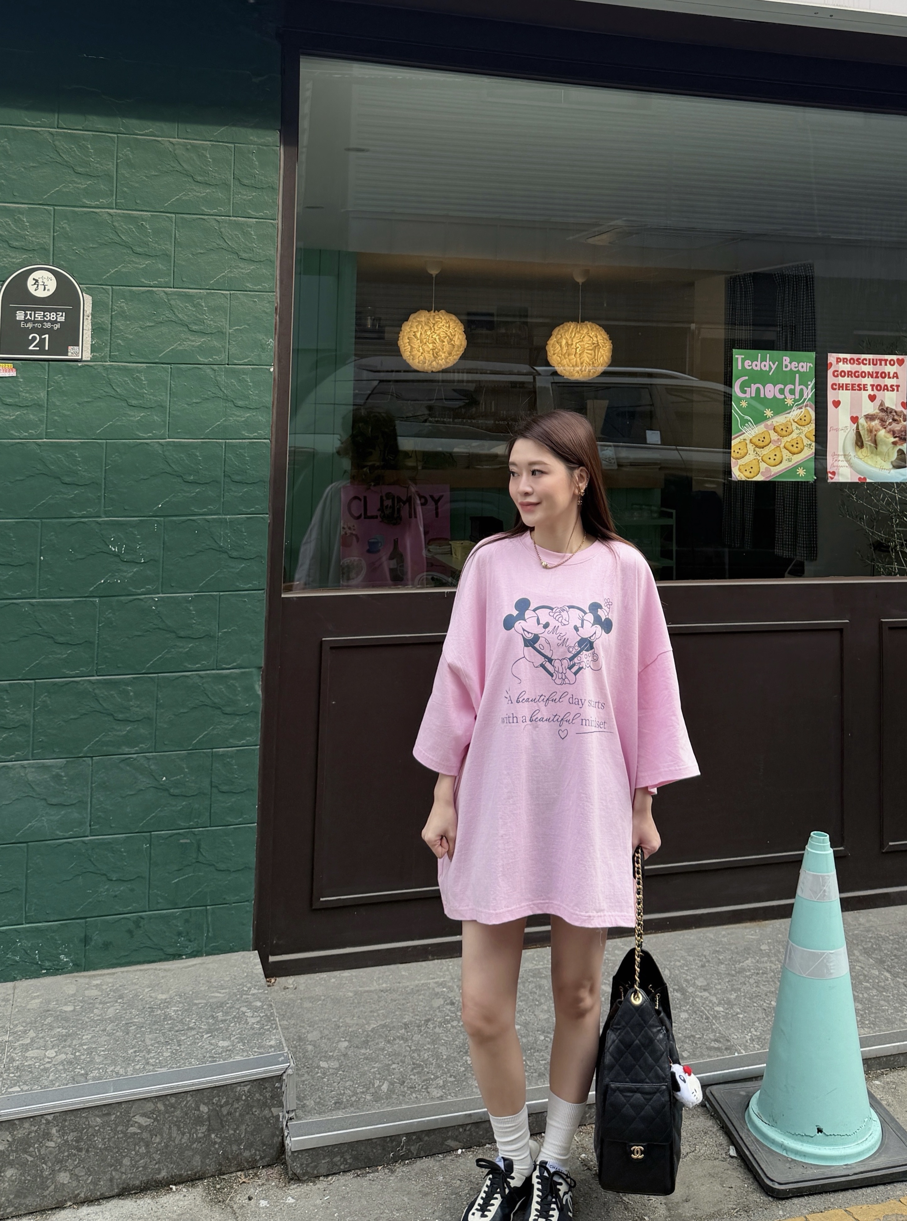 Pink Pink Mickey Tee