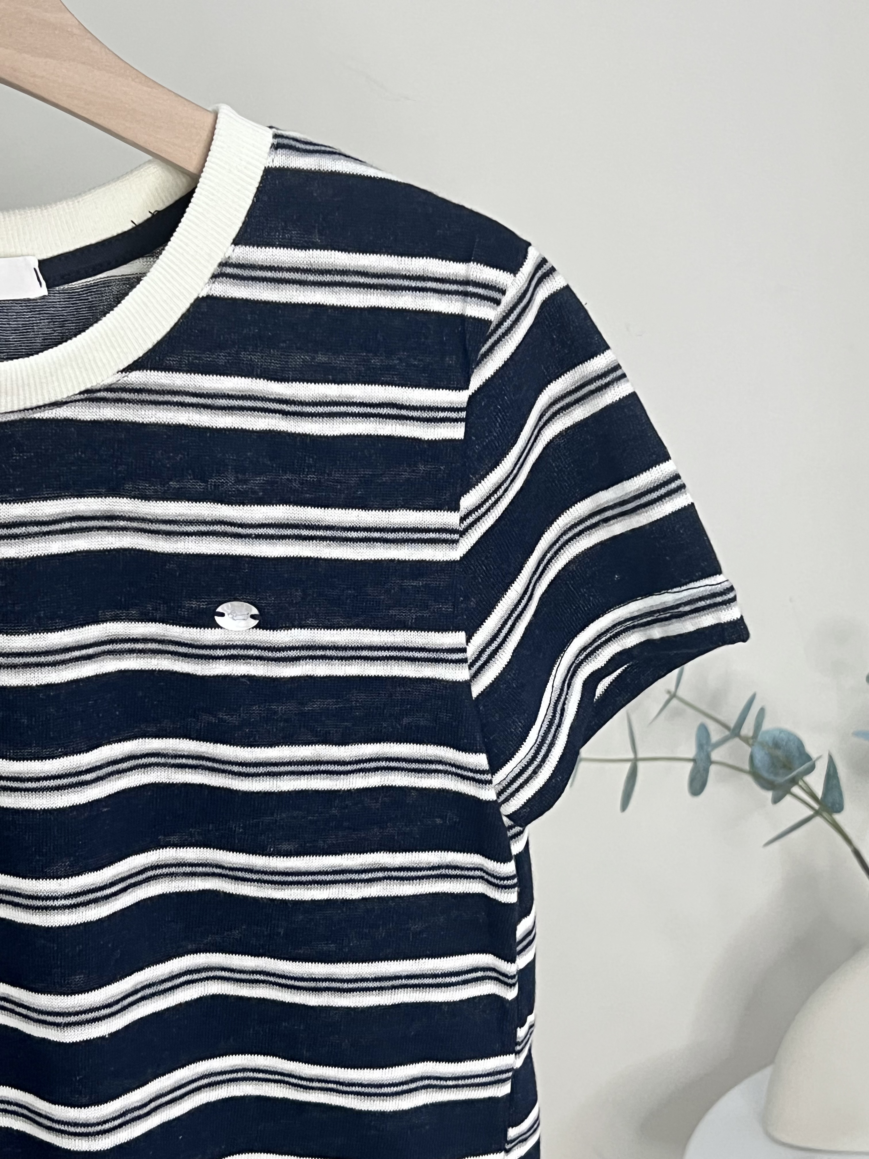 橫間條紋Tee（兩色）