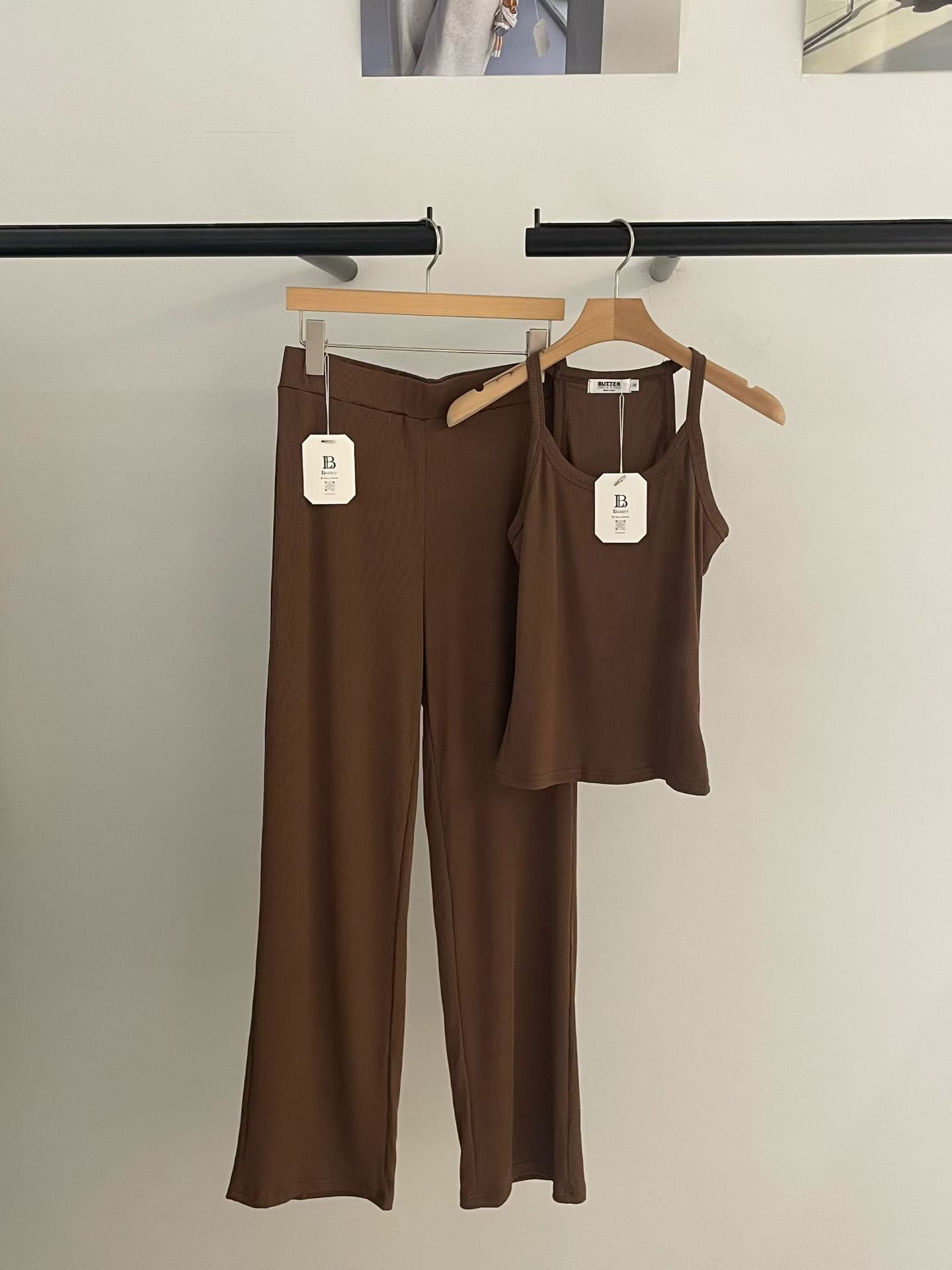 東大門女裝| sporty set (Black/Blue/Brown)