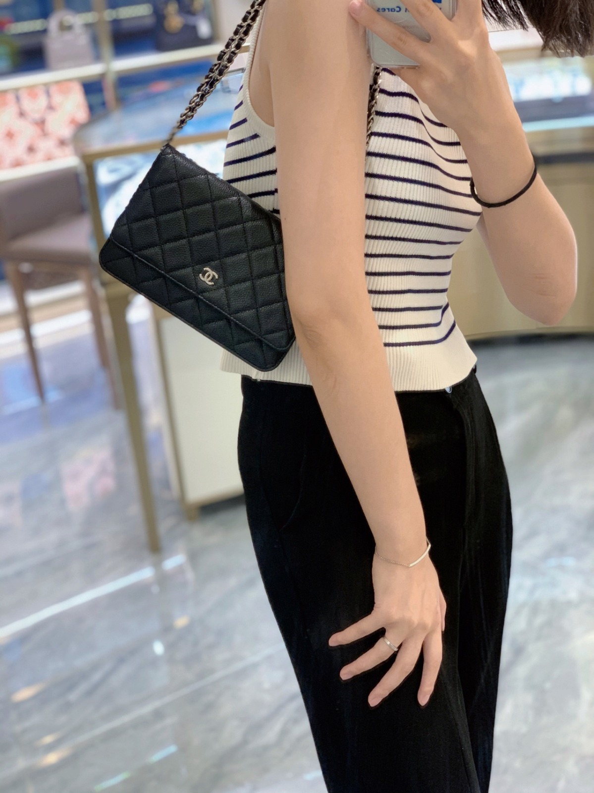 0318 CHA**NEL 經典WOC鏈條包⭕原單⭕4月底