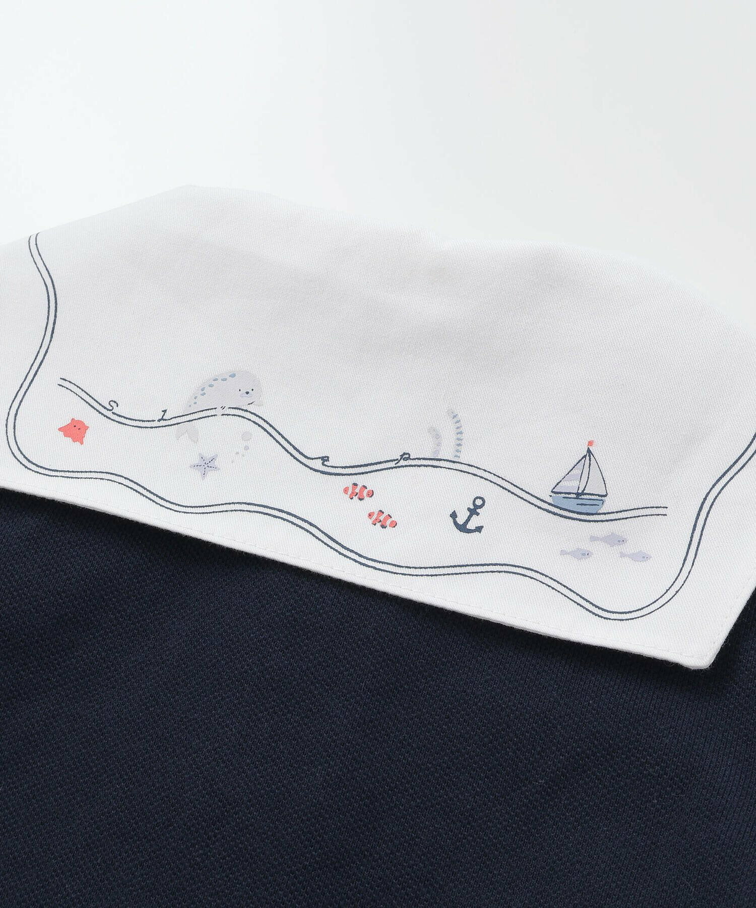 🇯🇵預訂 日本直送🇯🇵Slap Slip Baby兩色海洋風水手領短袖連身服