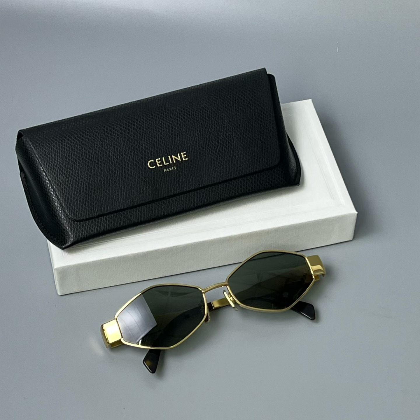 秒殺價✨現貨✨Celine 金框太陽眼鏡