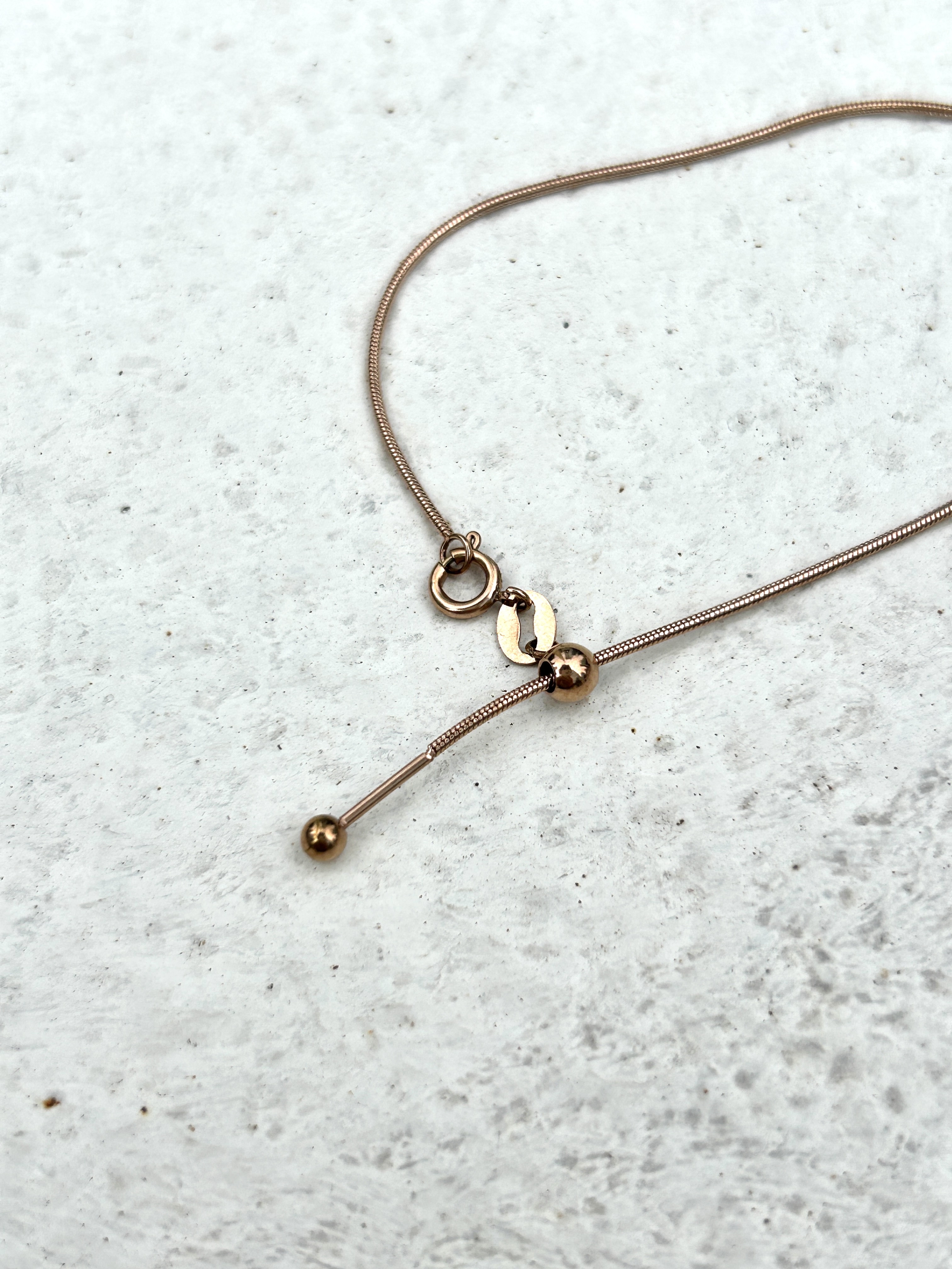 Rose gold simple bracelet