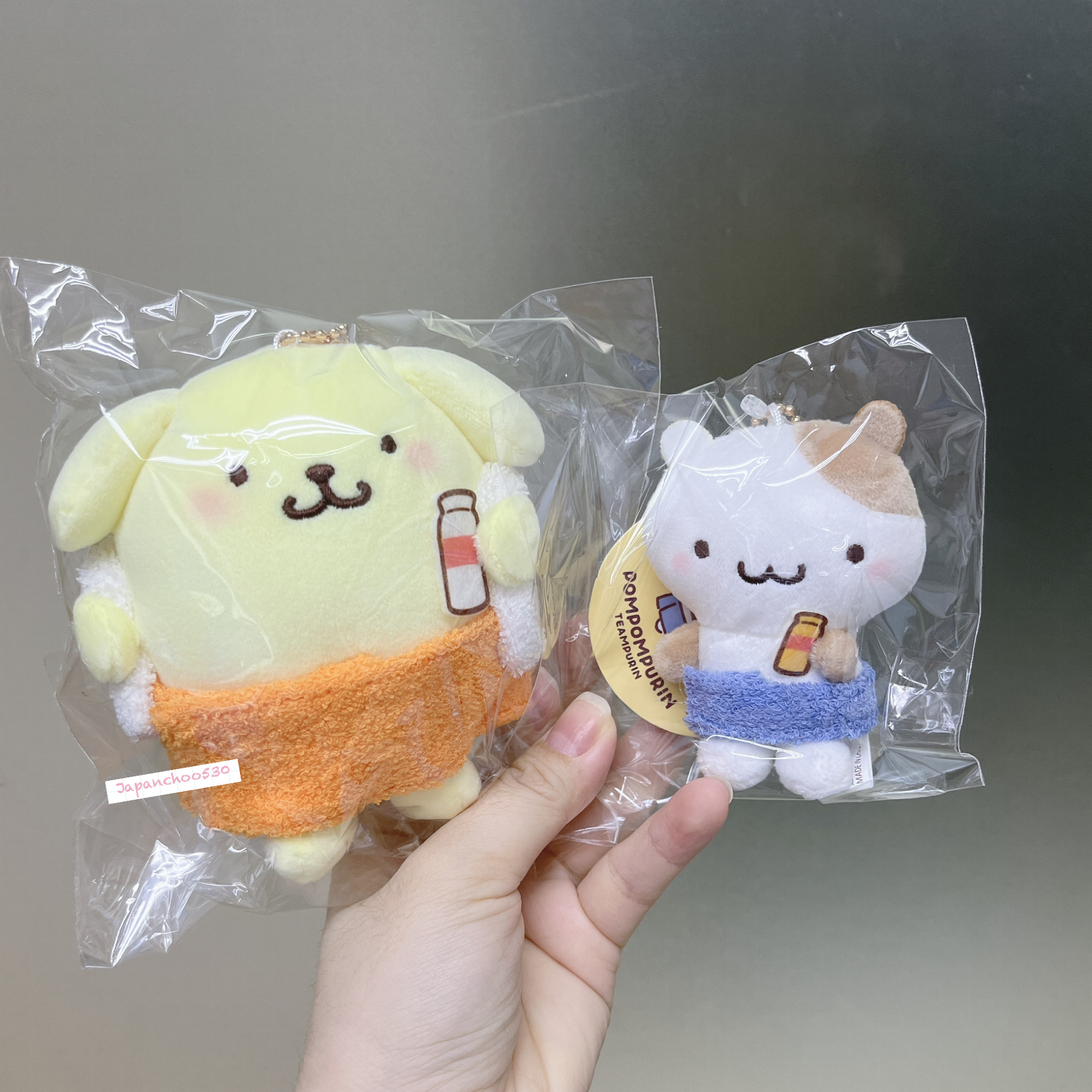 日本預訂📍日本布甸狗得意浸溫泉造型公仔吊飾 2026年5月中旬出貨