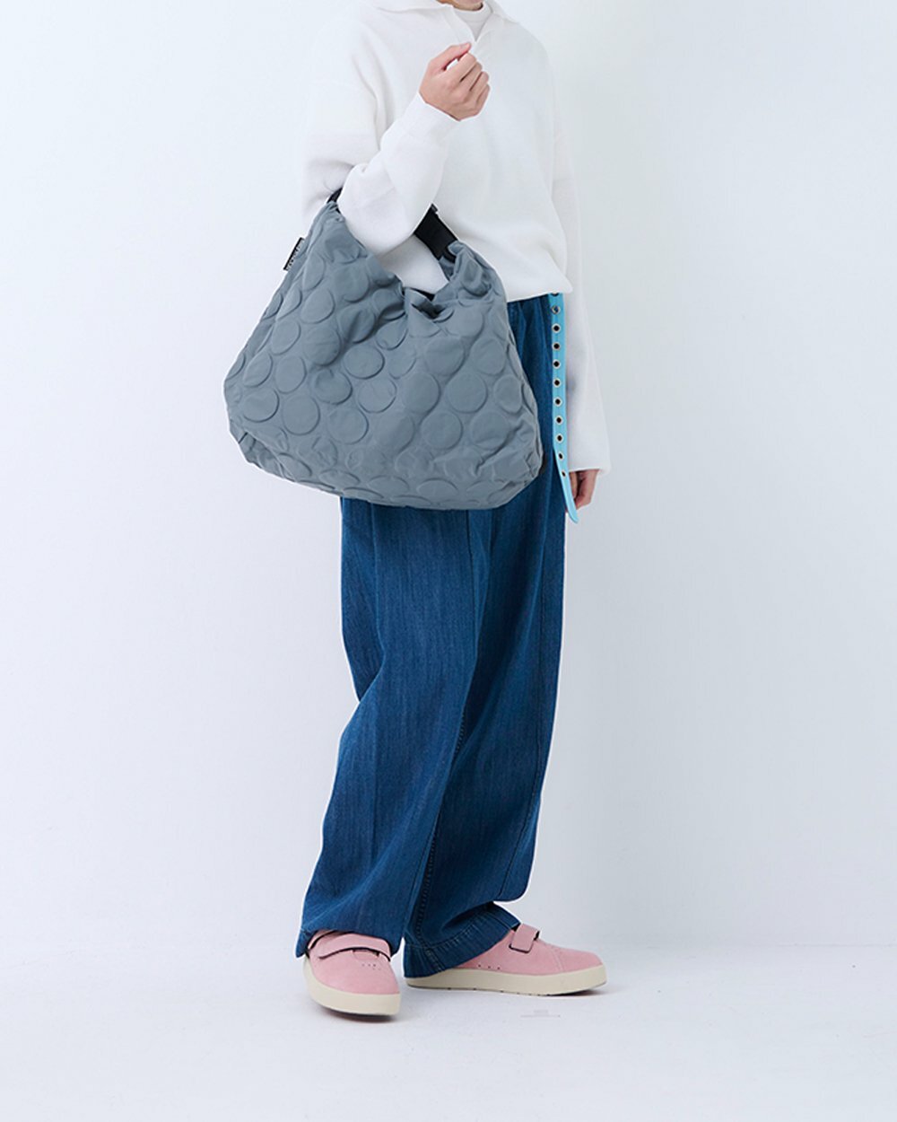 [現貨] [日本製] BAGNNOUN ｜ DOT SHOULDER | BLACK | OLIVE {TF2308036}