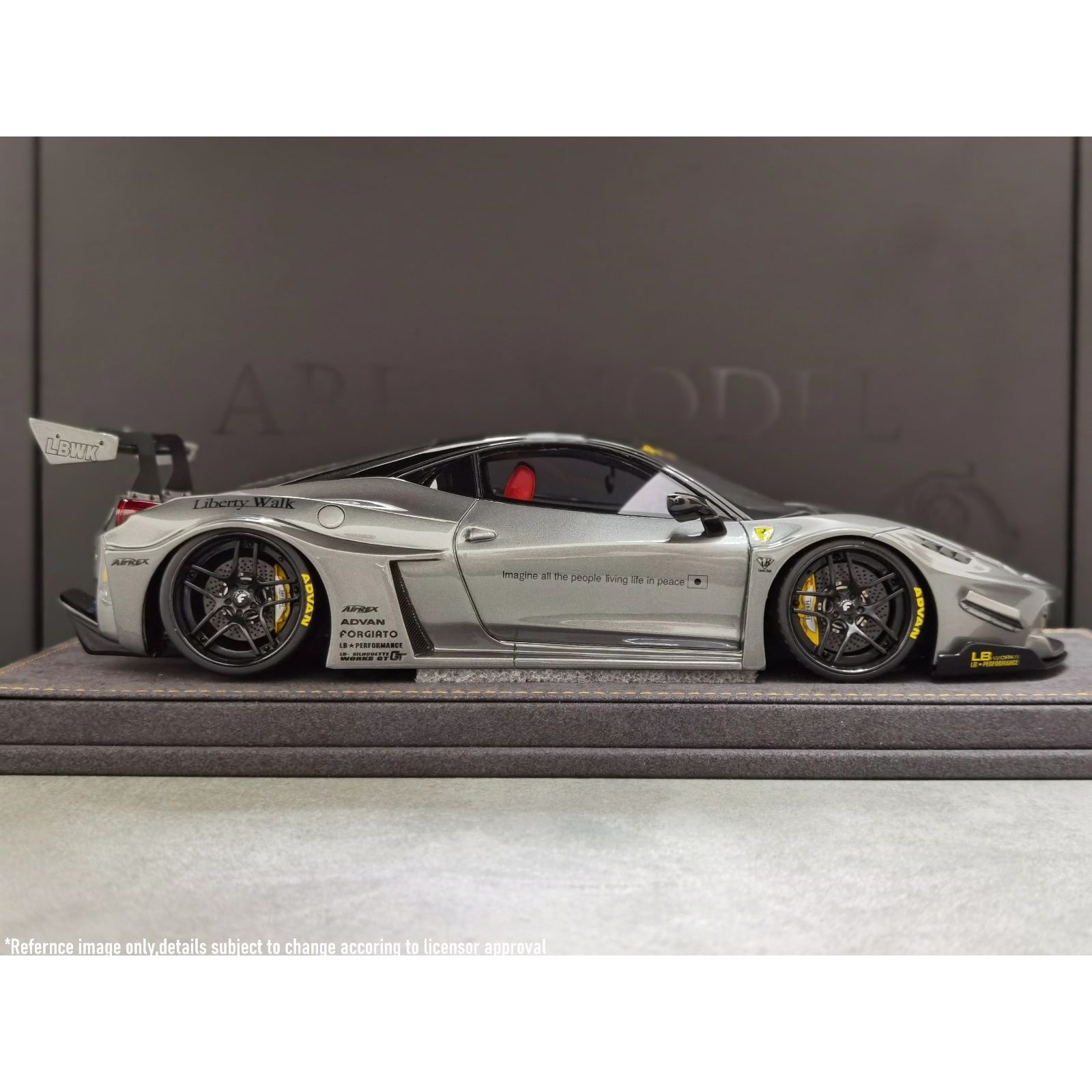 IN-STOCK AM-1/18-LB-SILHOUETTE WORKS Ferrari 458 GT | RC-MODEL