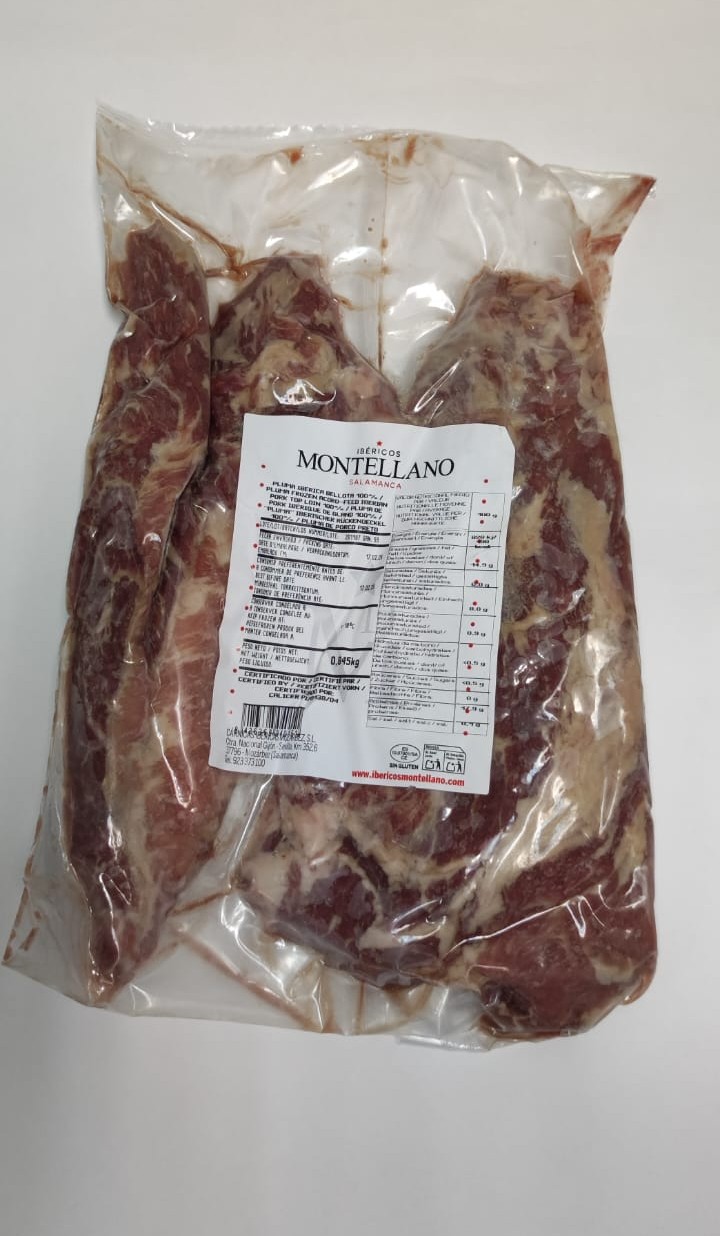 Frozen Spainish Iberico Pluma (Price per kg) 西班牙伊比利亞黑毛豬梅肉 (每公斤售價）