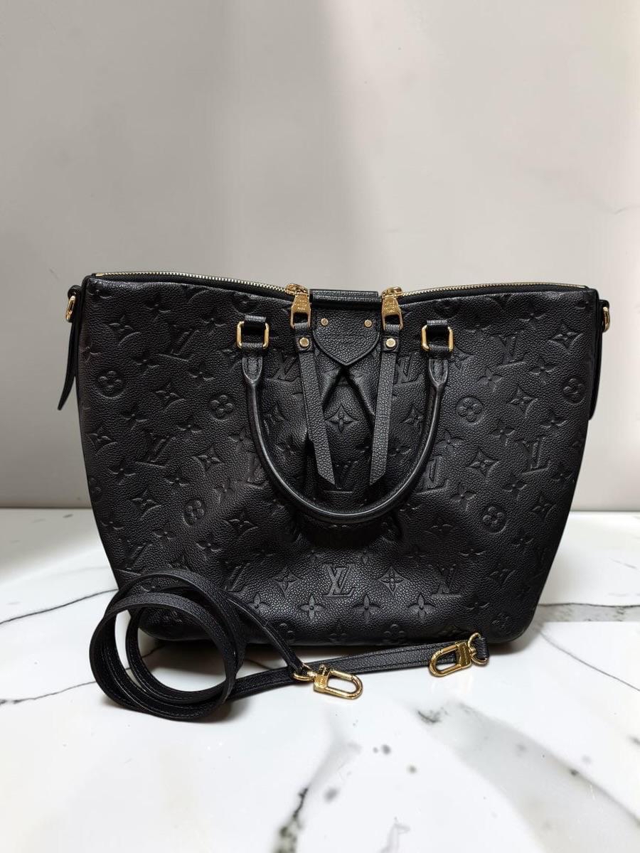 Lv Mazarine MM Black 黑色壓紋牛皮Monogram Empreinte  Bag,100%Authentic,98%new✅strap ✅dust bag 