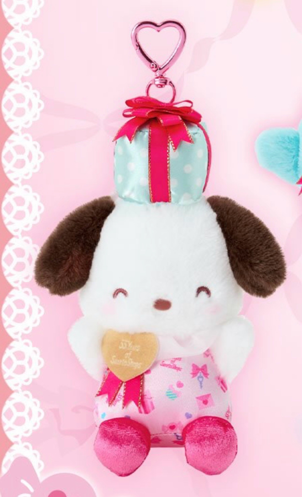 ［8月中到貨]Sanrio 55週年禮物主題公仔掛飾系列