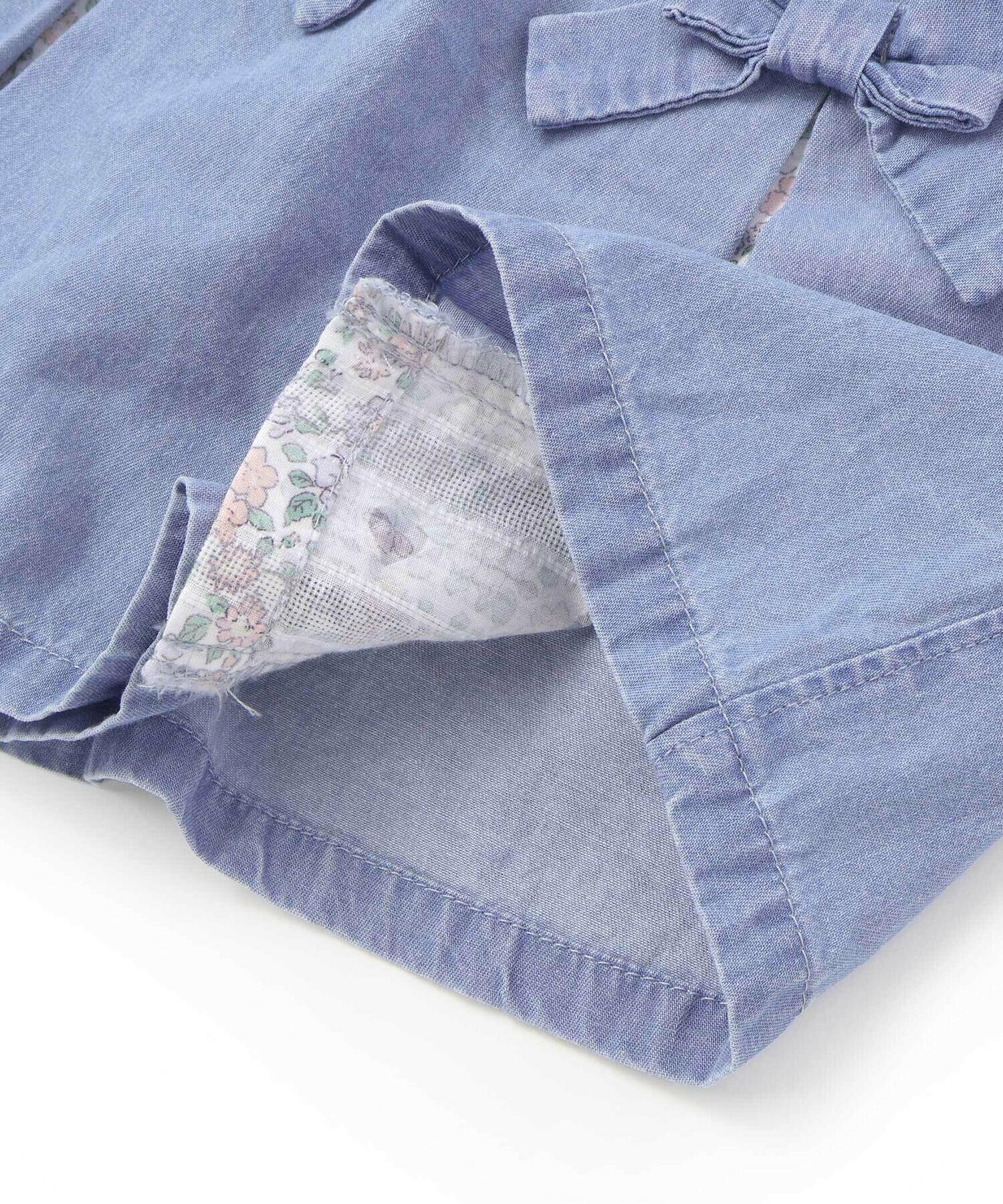 🆕【⭐訂購⭐】🌀 🇯🇵 日本直送 緞帶 碎花褶襉裙褲［2款選］🌀[ELDA-0150][260516]