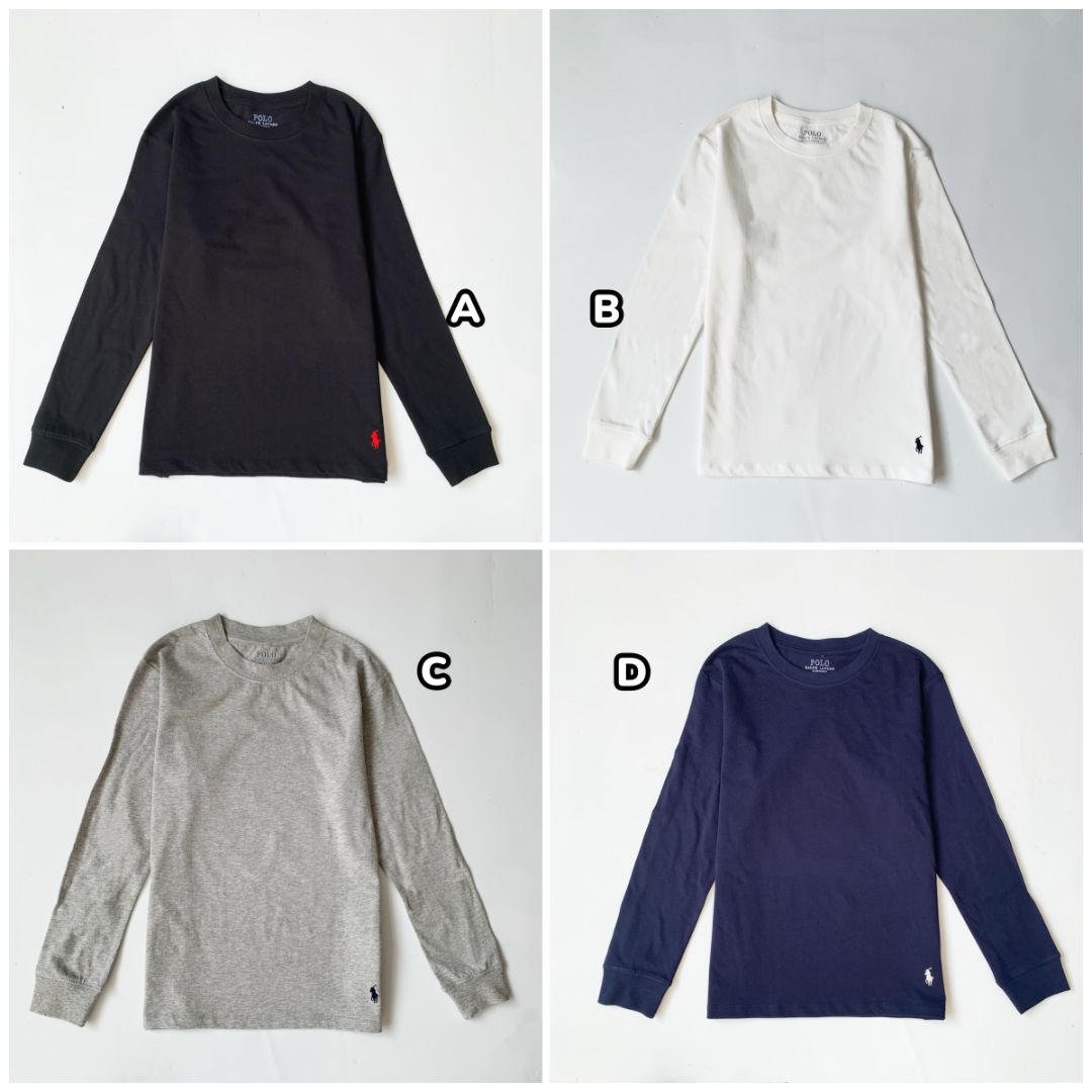 Polo Ralph Lauren 下擺刺繡長袖Tee