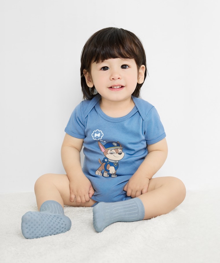 💚預訂 台灣直送💚四色Paw Patrol汪汪隊立大功系列人物印花純棉短袖包屁衣