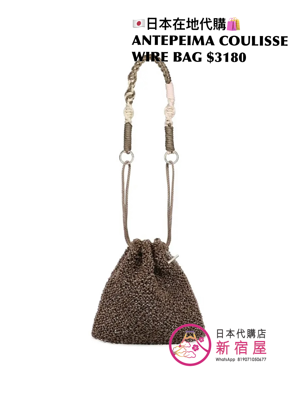 ANTEPRIMA COULISSE WIRE BAG