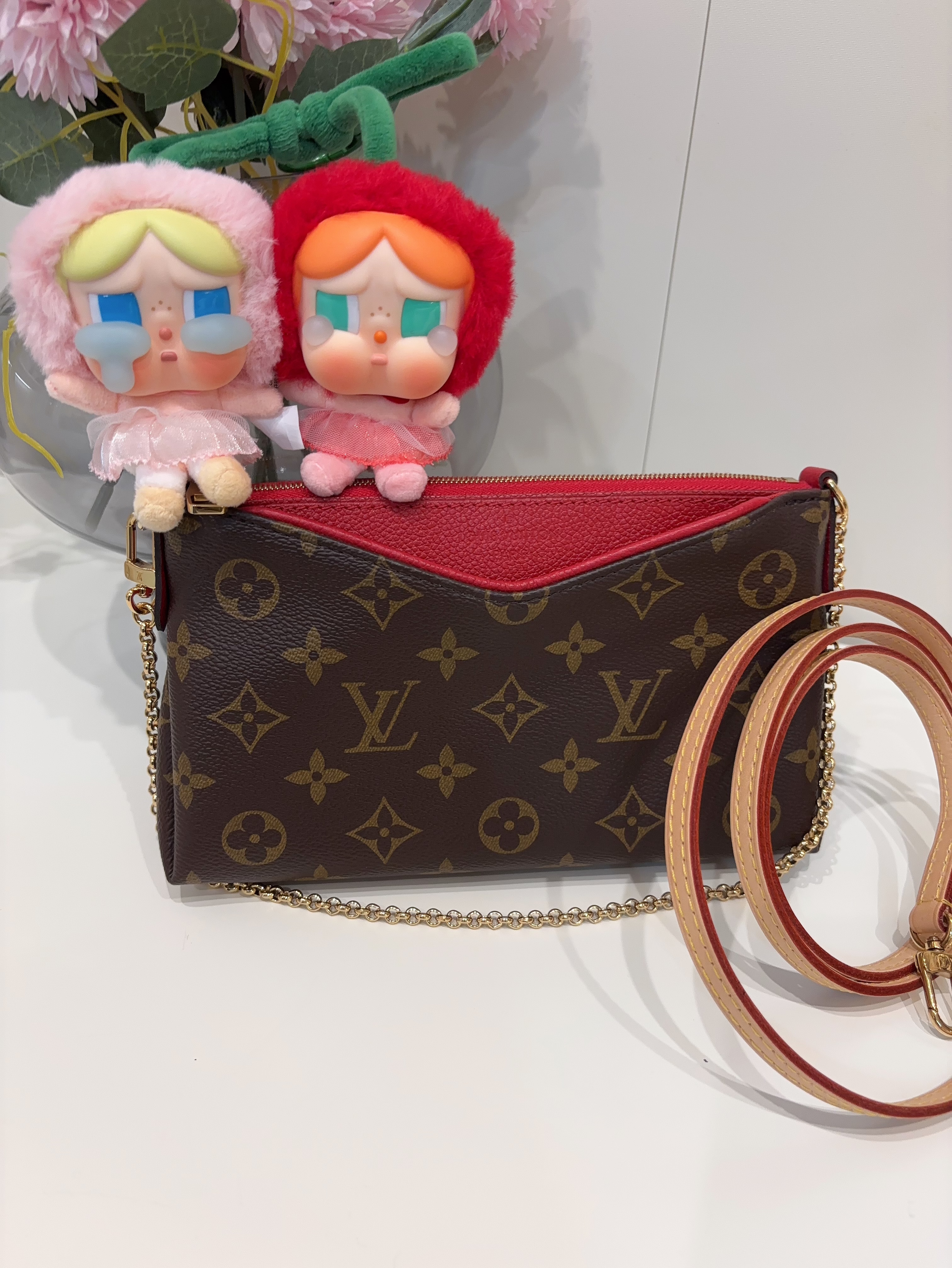 Lv Pallas woc wallet on chain crossbody bag unused 