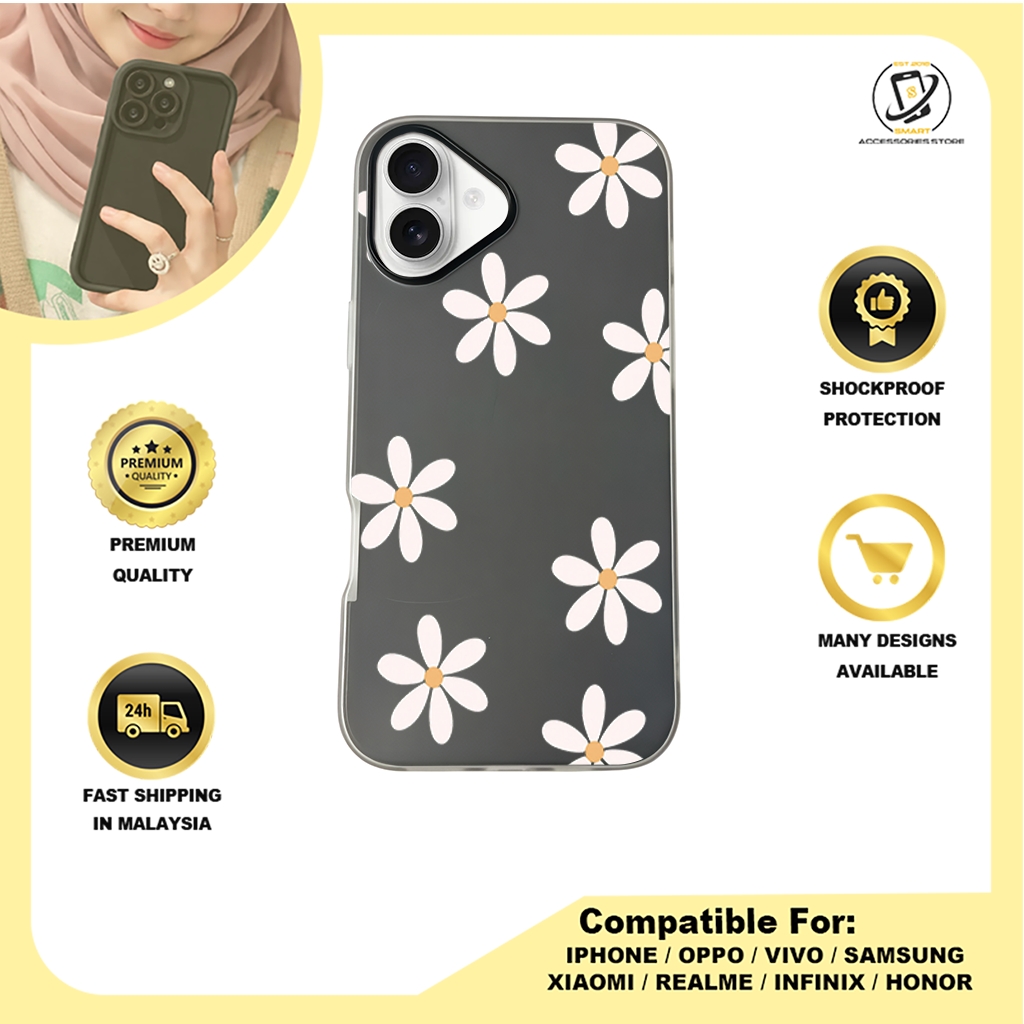 JELLY CASE PHONE FOR IPHONE - DESIGN FLOWER M