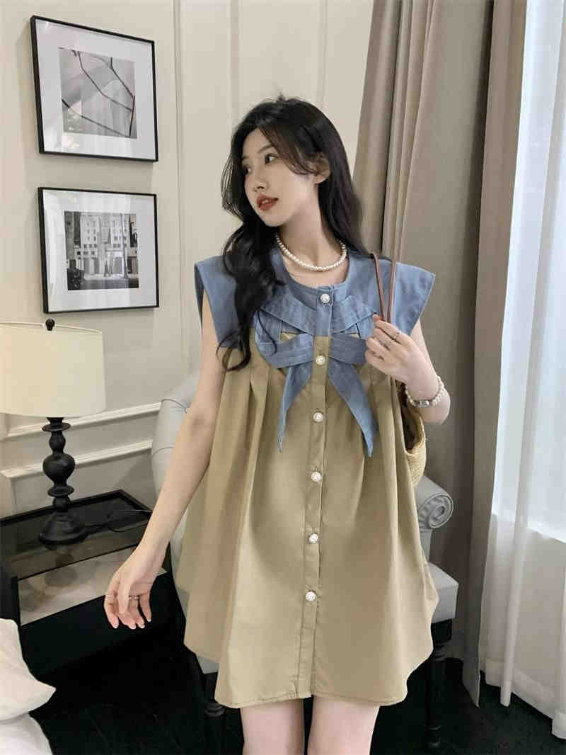 DR265法式小飞袖裙