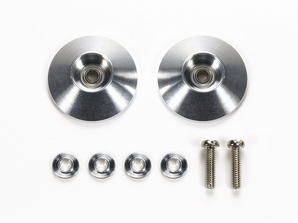 HG 17mm TAPERED ALUMINUM BALL-RACE ROLLERS (RINGLESS)