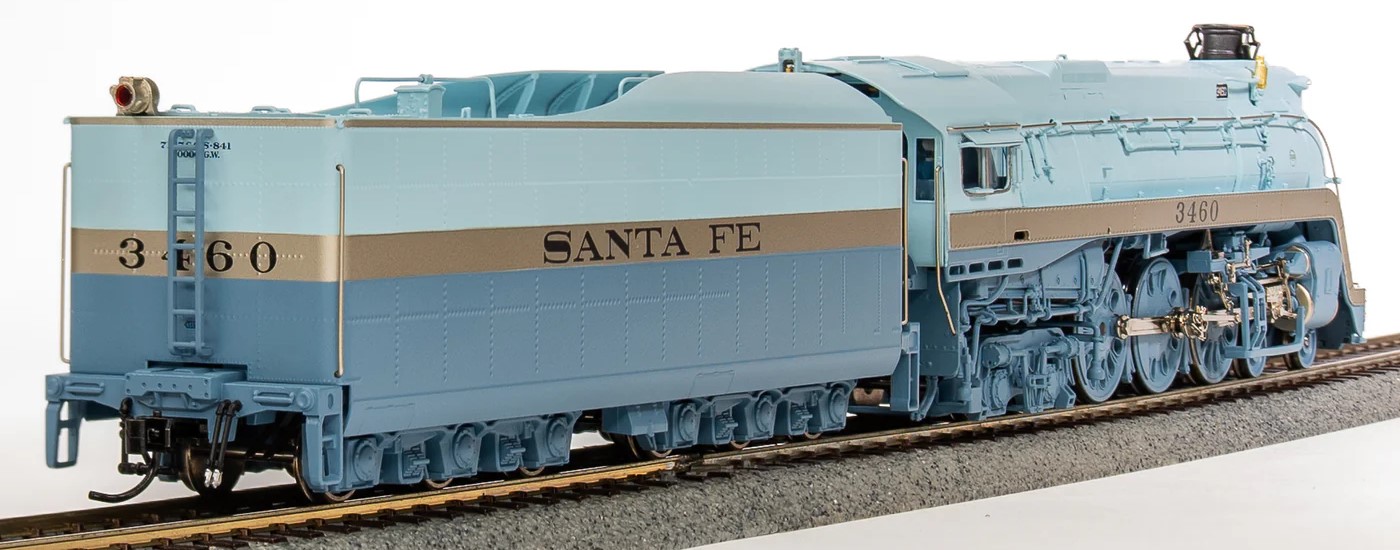 BROADWAY LIMITED HO ATSF Blue Goose DCC Sound and Smoke
