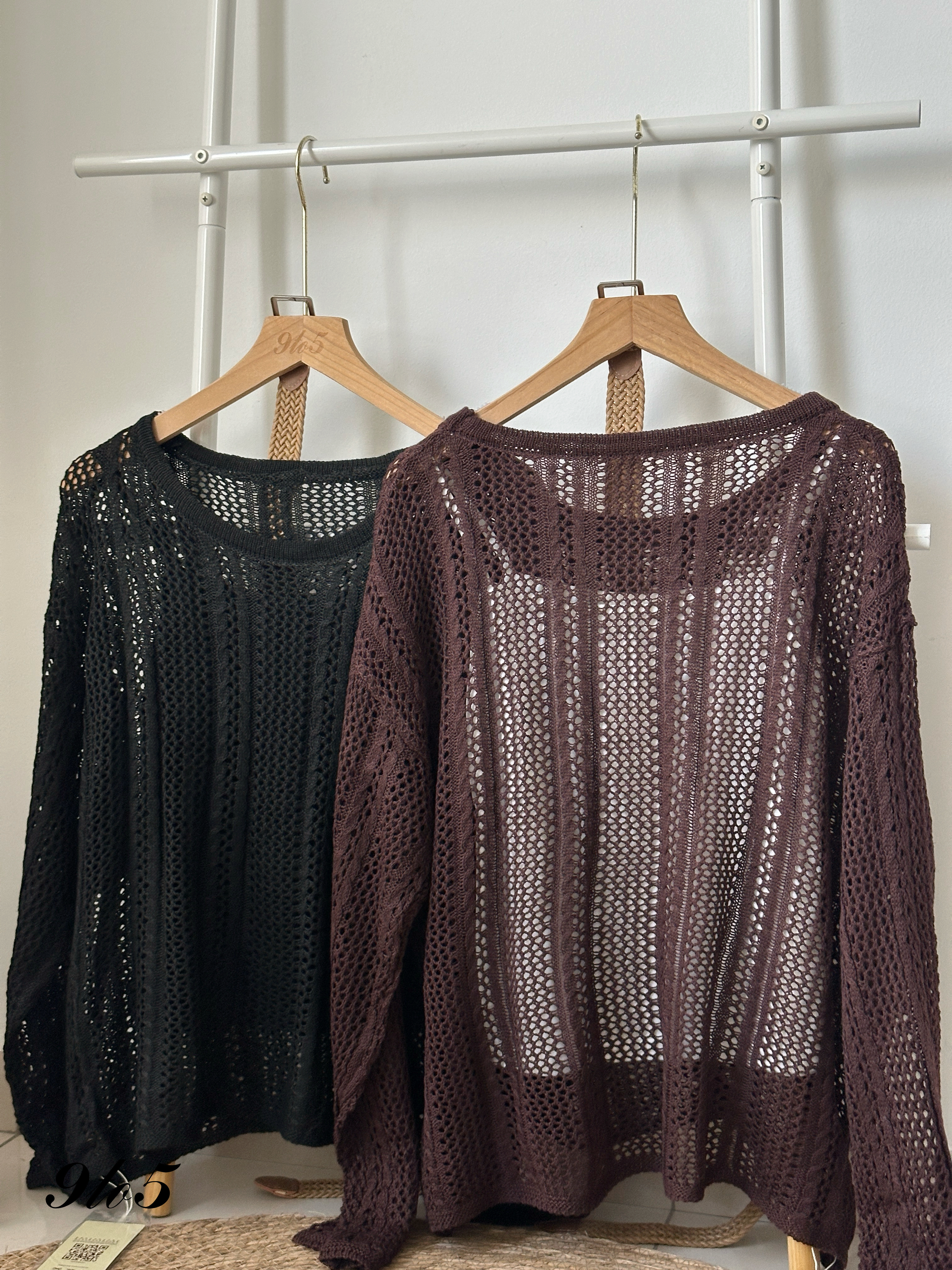 T4124 Open-Knit Top - 3 Colors 