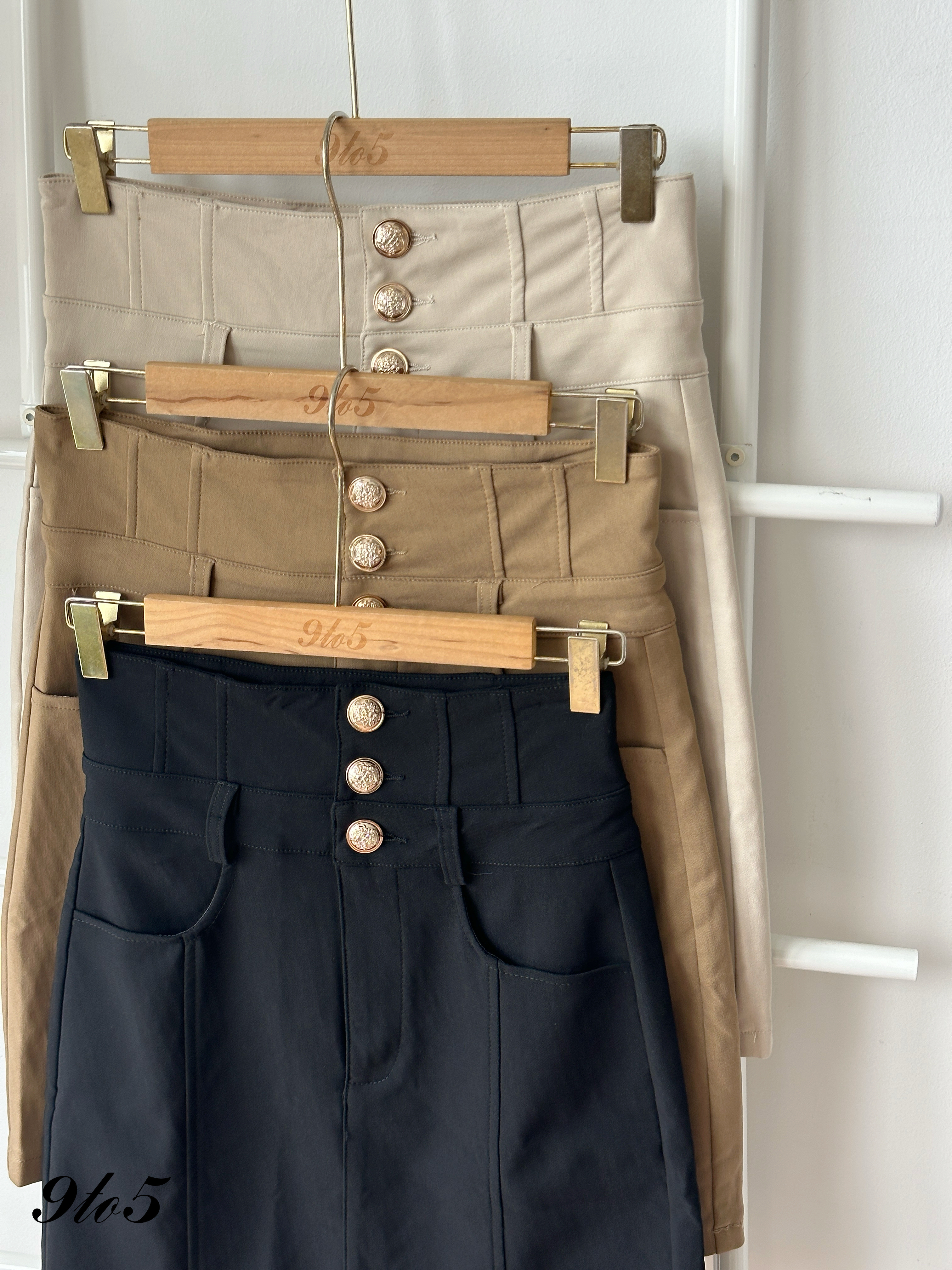 S1996 High Waisted Pencil Skirt - 3 Colors 