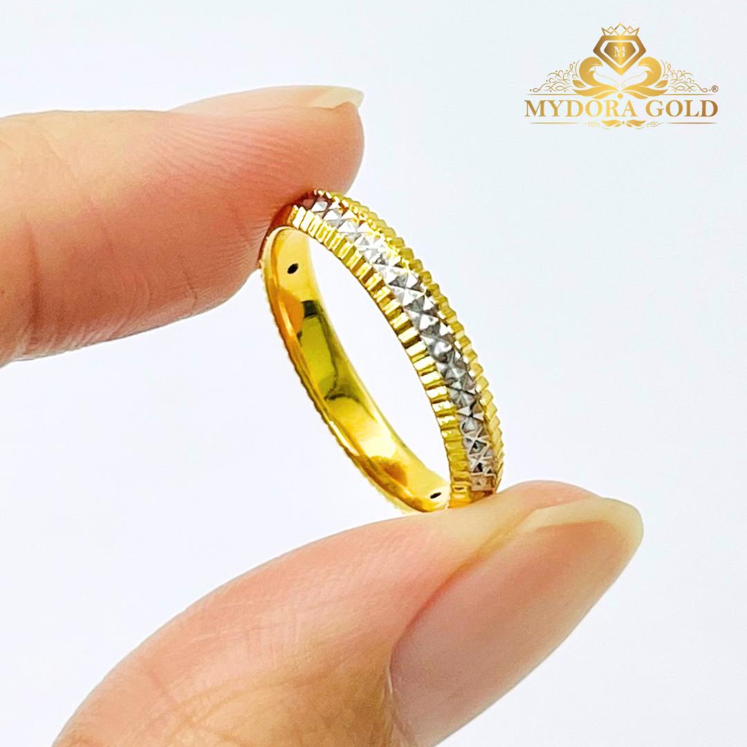 MYDORA Cincin Belah Rotan Linear Glam (5G) l EMAS 916/22K