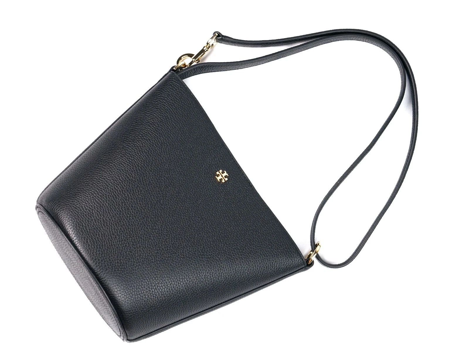 🇺🇸✈️🇨🇦Tory Burch outlet 黑色荔枝皮單帶兩用水桶🪣袋現貨😎😎