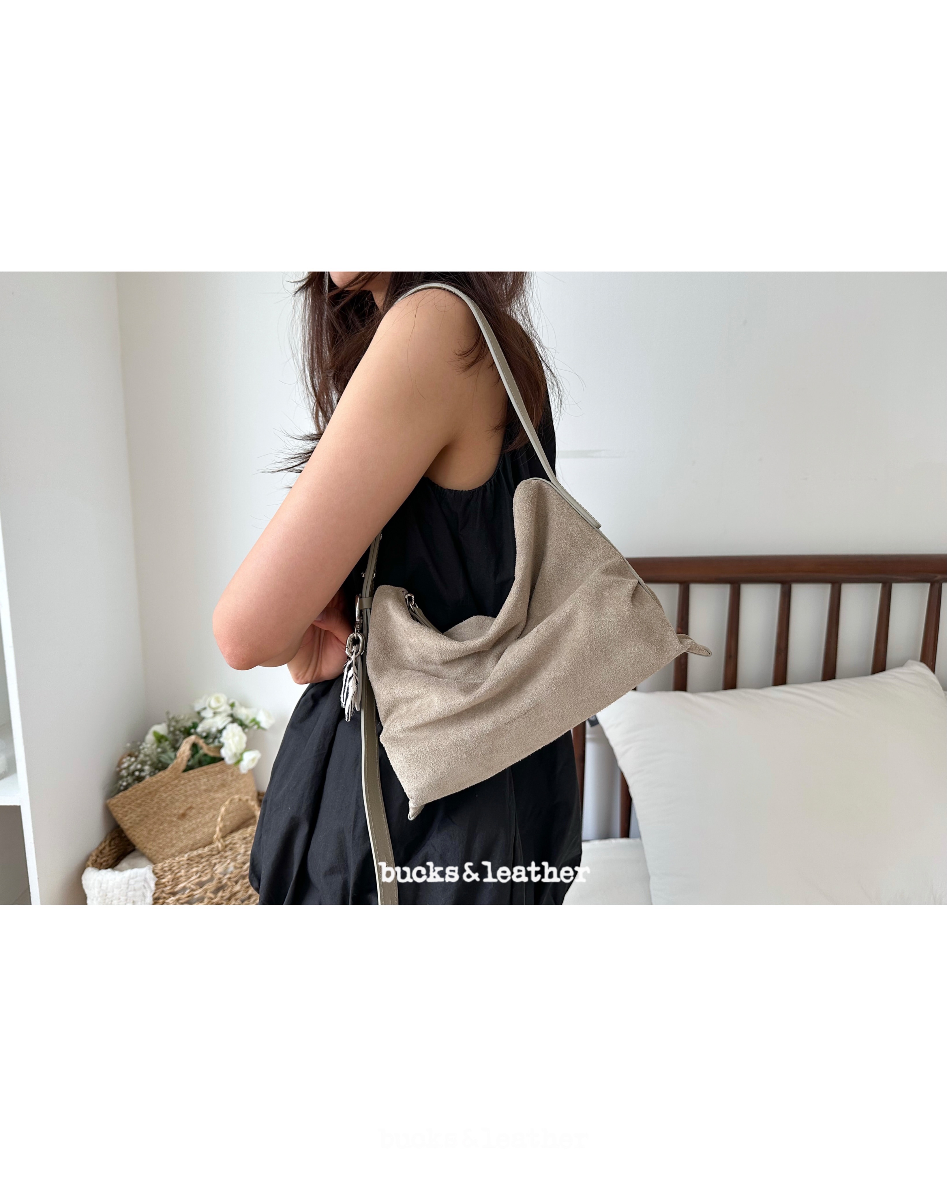【熱賣款】預訂_慵懶風單肩 Day Shoulder Small By Bucks & leather