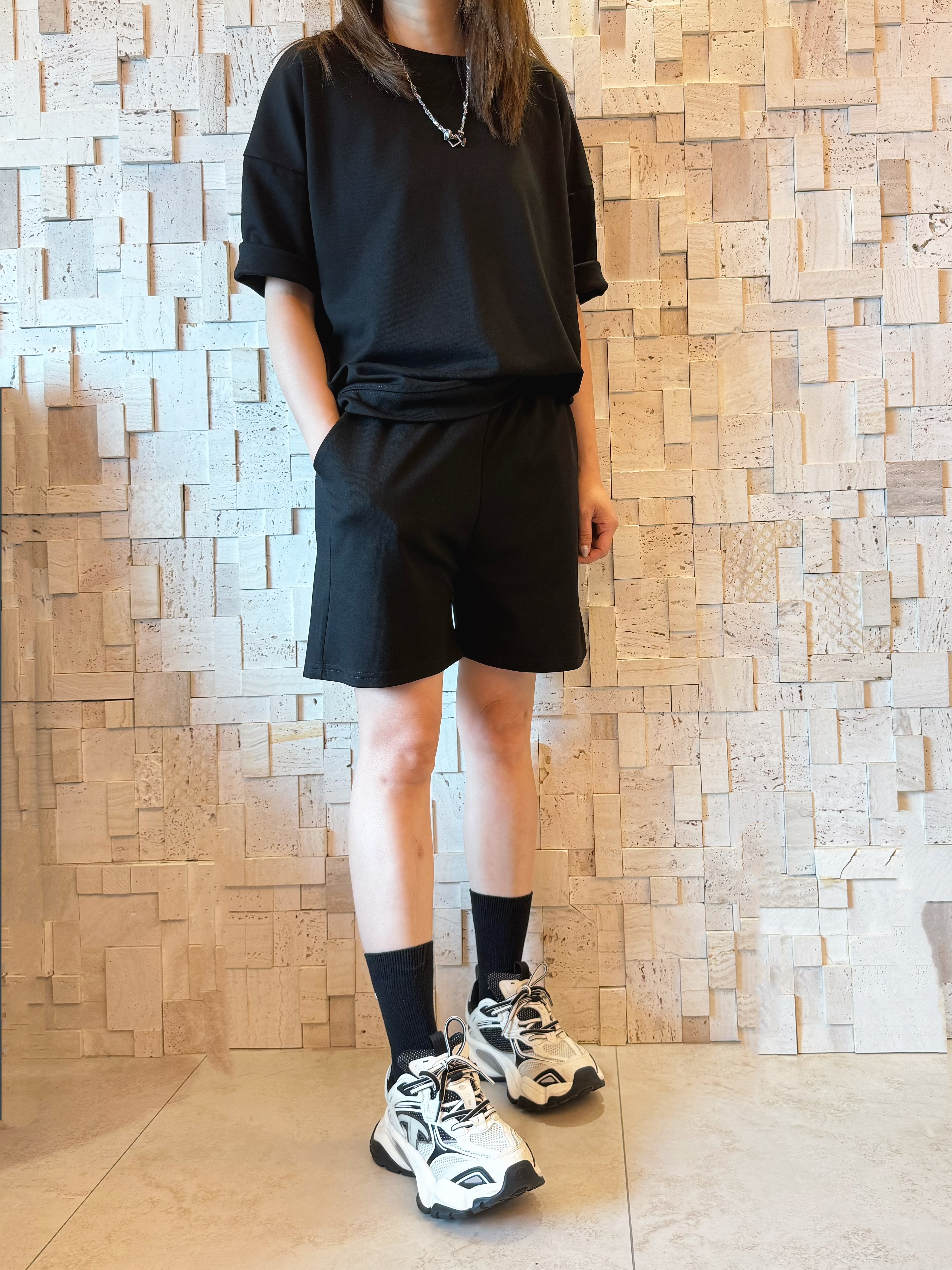 S00359 棉料短褲套裝