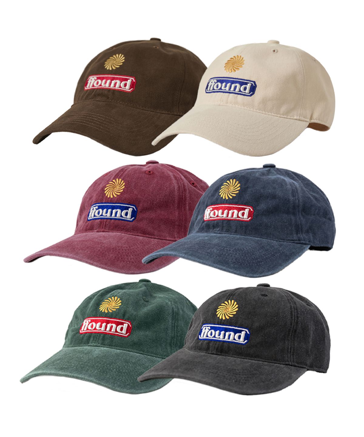🇰🇷訂購｜HUMAN N CAT｜FFOUND3 STONE WASHED BALL CAP 7色 