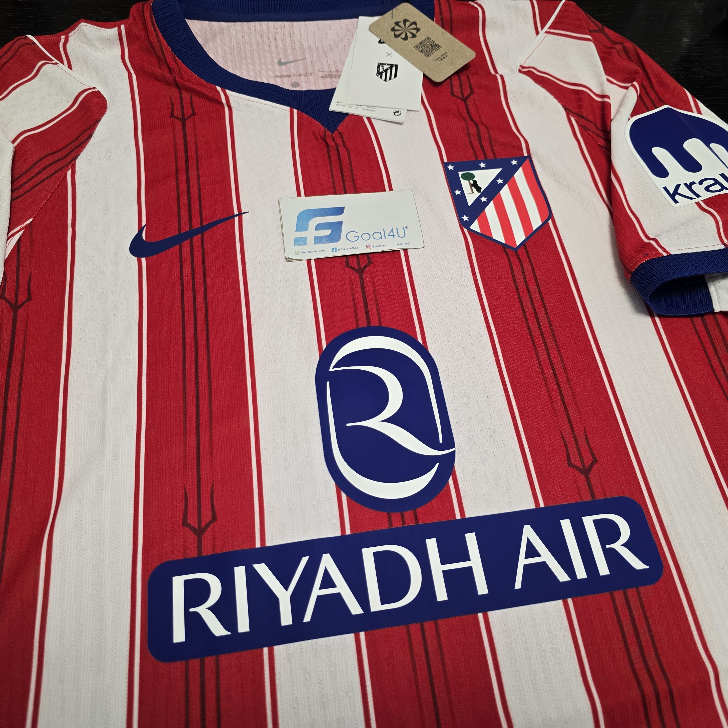 Nike Atletico Madrid 馬德里體育會 2026-27 主場球員版球衣 (可加印字章) II2740