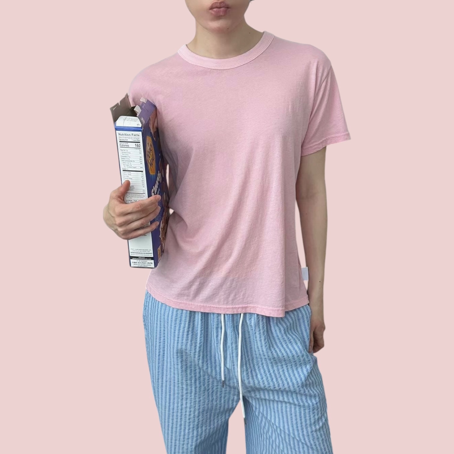 221397 洗水淨色Tee