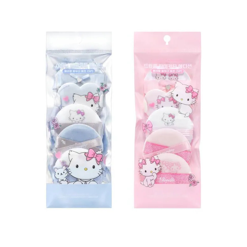 （約5月頭到貨）🇰🇷韓國人氣 Fillimilli x CharmmyKitty 迷你粉撲一套5入💕