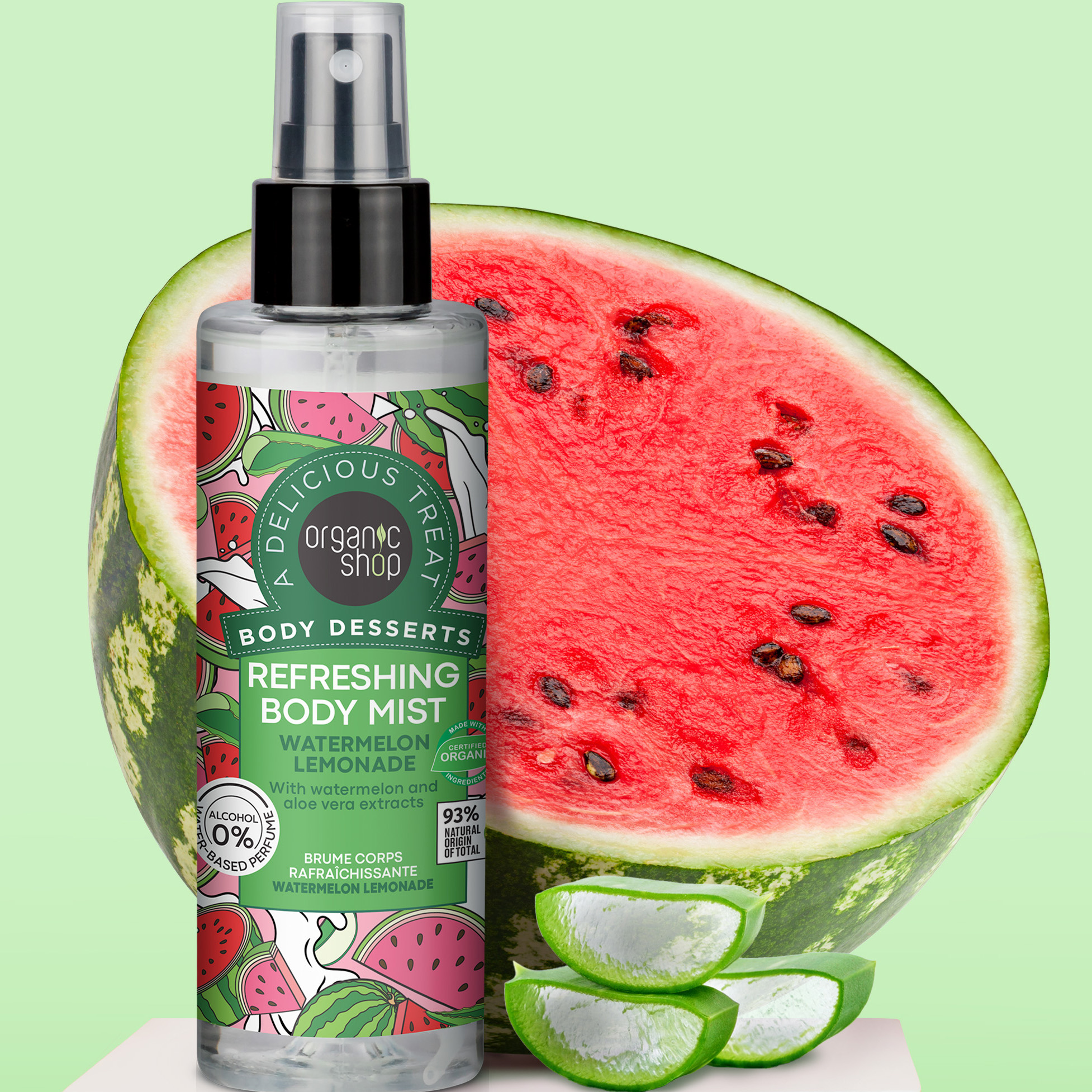 OBM-05 有機西瓜香薰保濕身體噴霧(0%酒精) 200ml