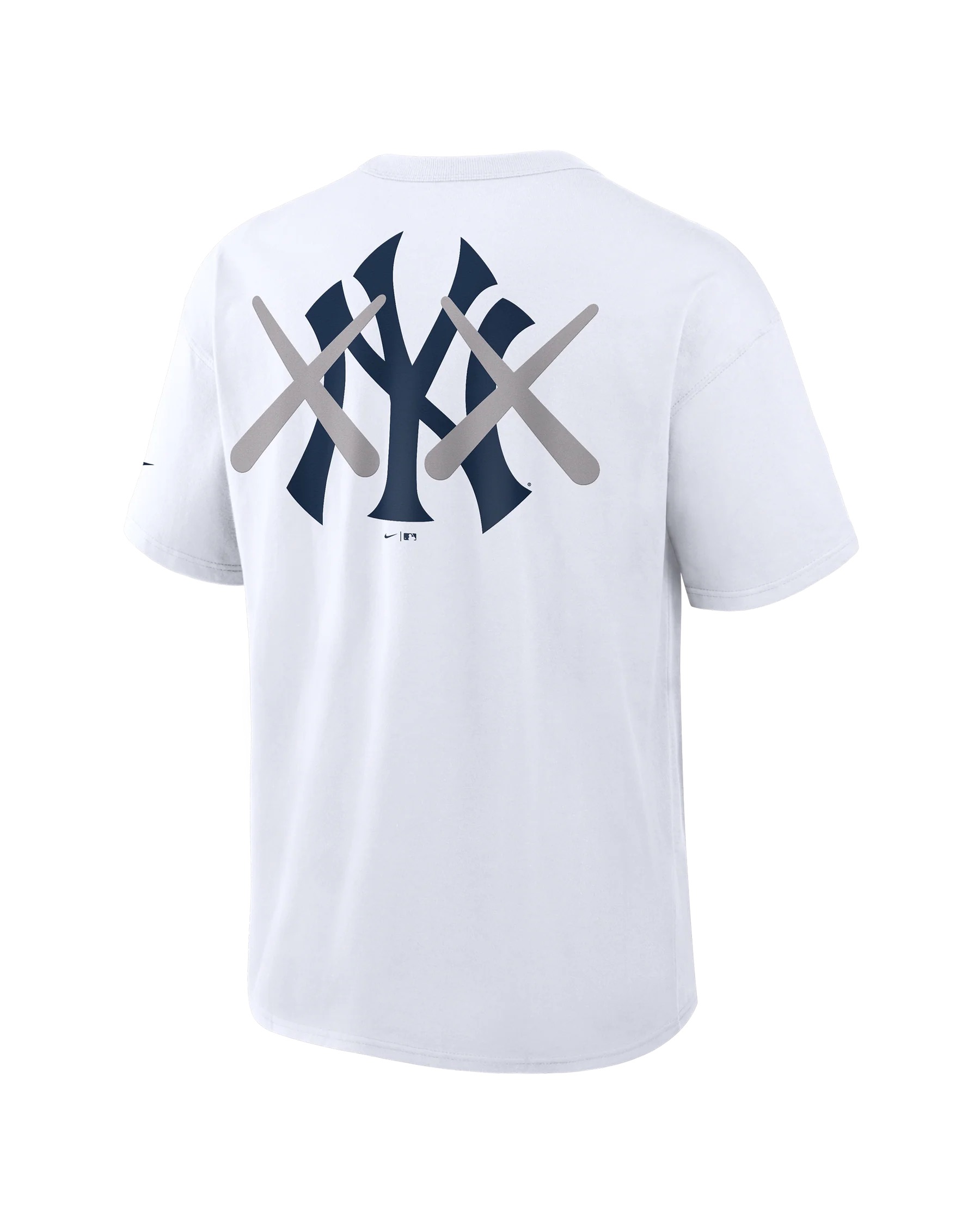 KAWS Men's Nike MLB Fanatics Fest Elevated Max 90 Tee New York Yankees - White