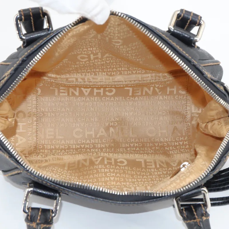 Chanel Lax Tassel Calfskin Bowler Bag