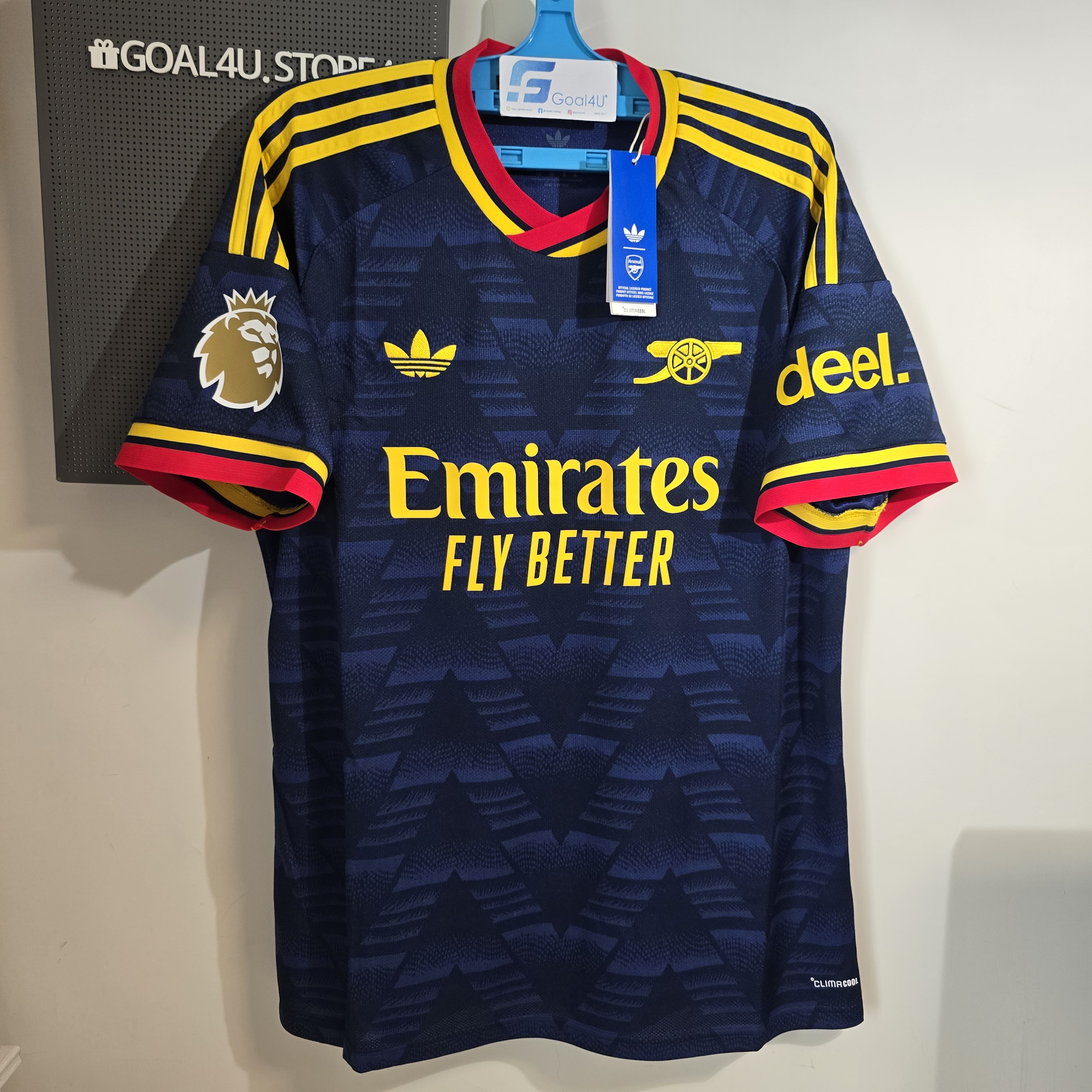 #部分碼現貨 🍌重溫經典香蕉傳奇 Adidas Arsenal 阿仙奴 2026-27 作客球迷版球衣 (可加印字章) JZ3160
