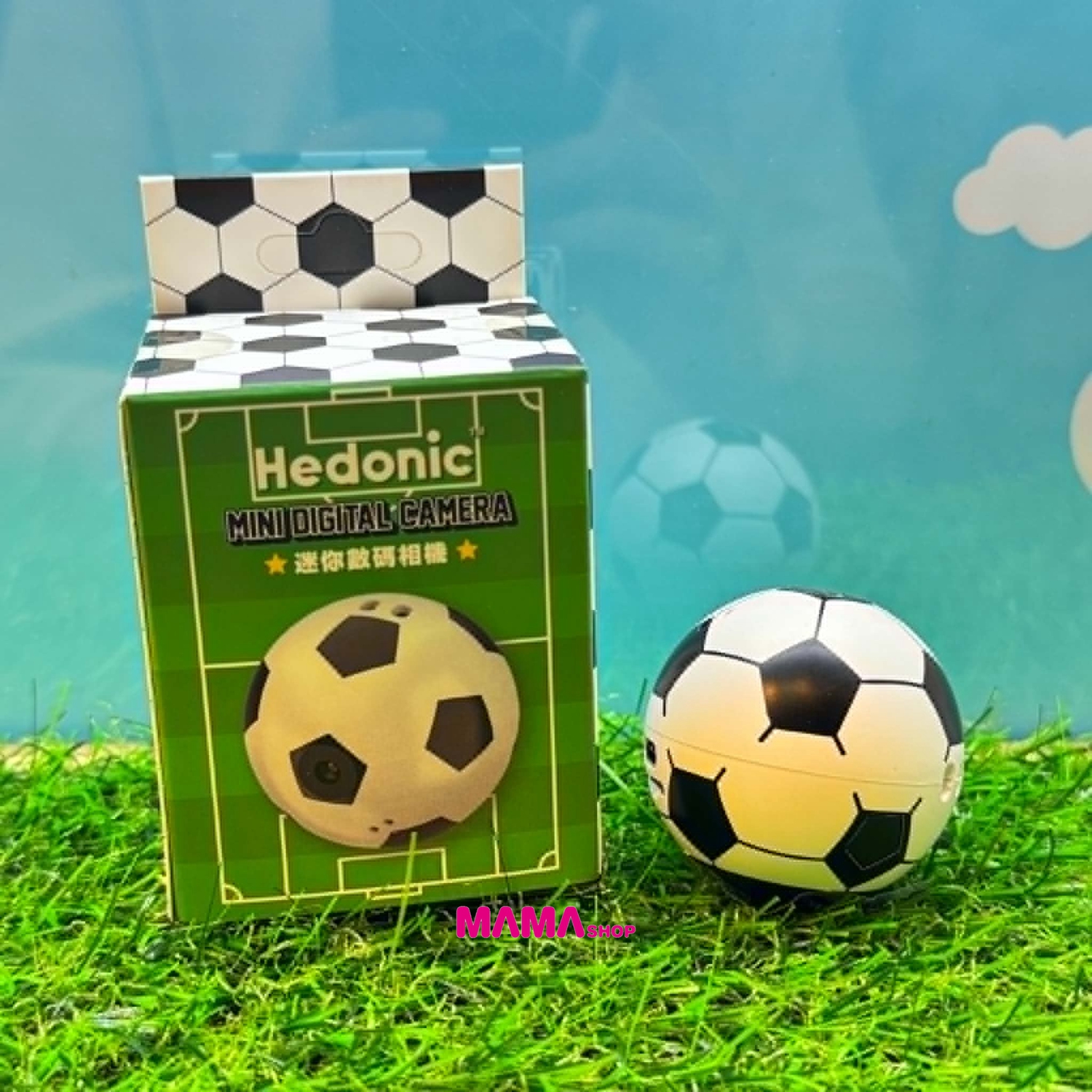 GOALLLLL ！世界盃足迷必入！Hedonic 迷你足球鑰匙扣數碼相機震撼落場！】 ⚽️🔥