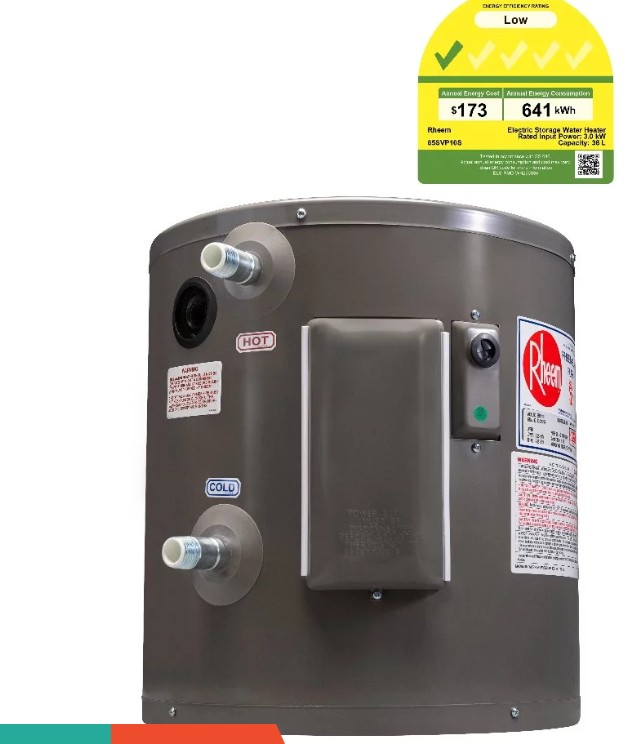 Rheem 38L 65SVP10S Classic Electric Storage Water Heater