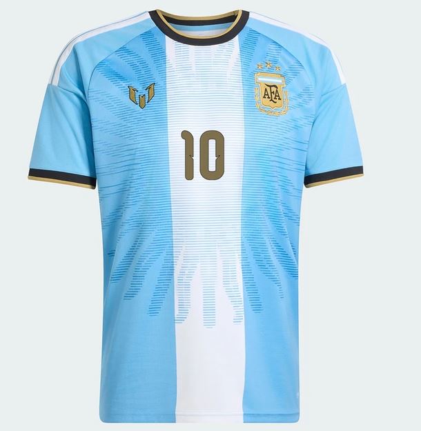 #現貨🔥  Adidas x Messi 美斯阿根廷紀念球迷版球衣 (連MESSI金色印字) LD3316