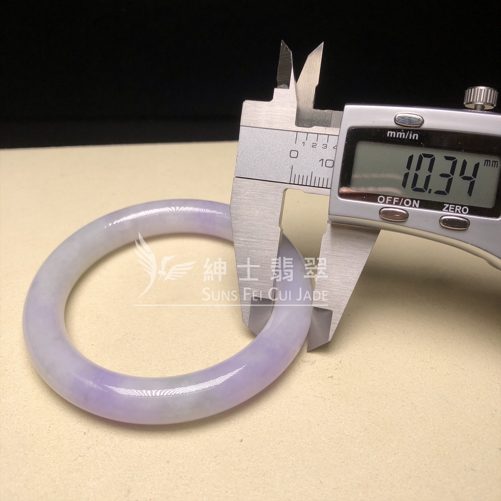 C03918  會卡蠟皮紫羅蘭圓鐲55.5mm 