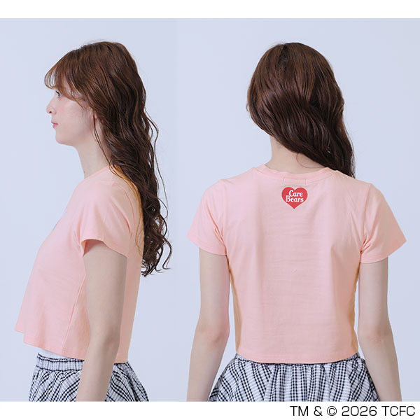 🎀【預訂】MARY QUANT x Care Bears Cropped T-shirt P