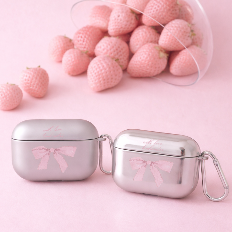 【The French Candy Floss *PINK*】亮面/啞面電鍍AirPods Case